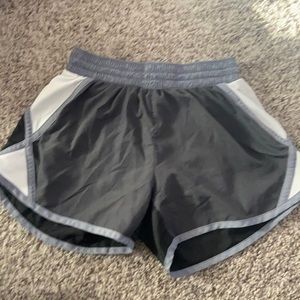 Grey athletic shorts
